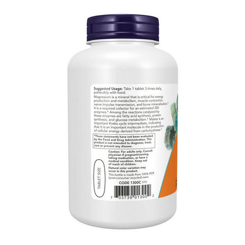 Now Foods, Magnesium Malate, 1000 mg, 180 Tabs