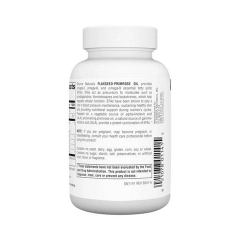 Source Naturals, Flaxseed-Primrose Oil, 1300 mg, 45 Softgels Source Naturals