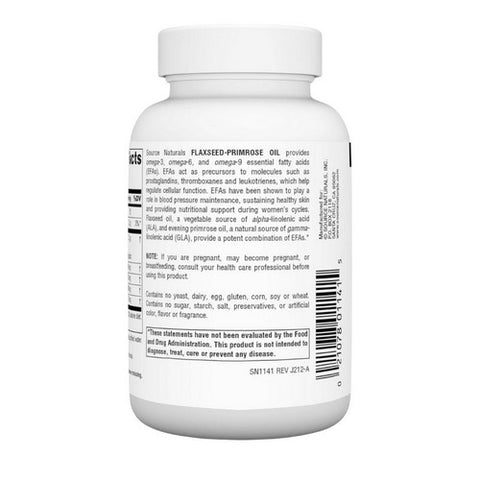 Source Naturals, Flaxseed-Primrose Oil, 1300 mg, 45 Softgels