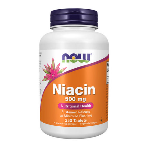 Now Foods, Niacin, 500 mg, Tr 250 Tabs