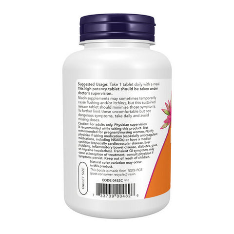 Now Foods, Niacin, 500 mg, Tr 250 Tabs