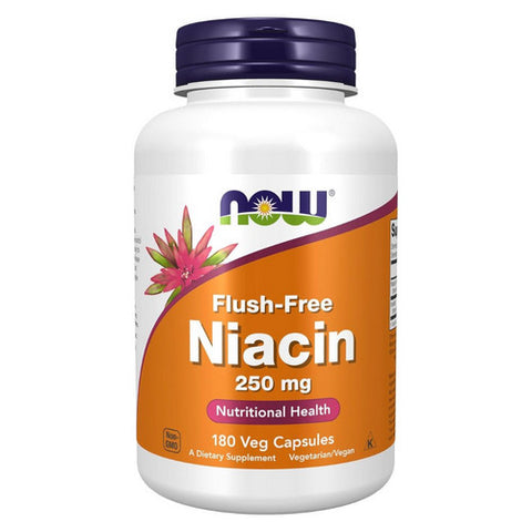 Now Foods, FlushNo ChangeFree Niacin, 250 Mg, 180 Caps