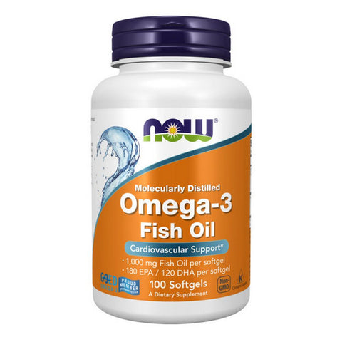 Now Foods, Omega-3, 1000 mg, 100 soft gels