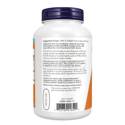 Now Foods, Omega-3, 200 Softgels