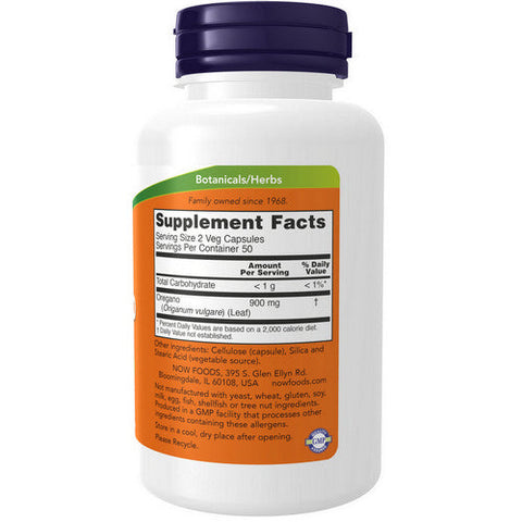 Now Foods, Oregano, 450 mg, 100 Caps Now Foods