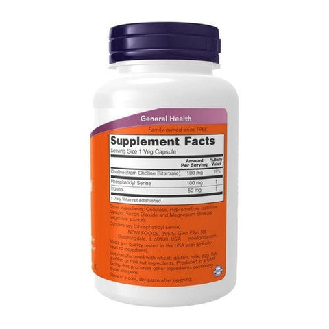 Now Foods, Phosphatidyl Serine, 100 mg, 120 Vcaps Now Foods