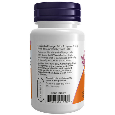 Now Foods, POLICOSANOL, 10 mg, 90 Vcaps