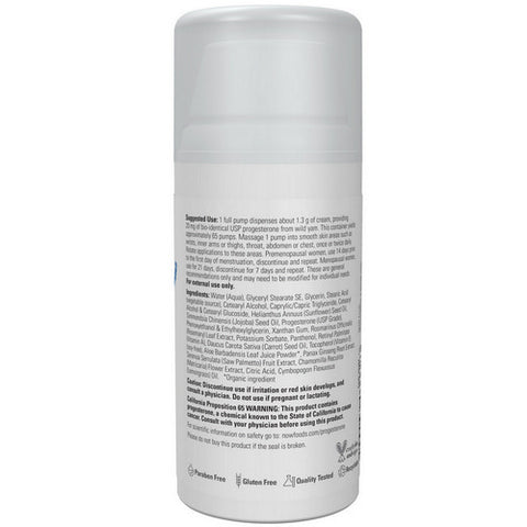 Now Foods, Natural Progesterone Liposomal Skin Cream, 3 OZ