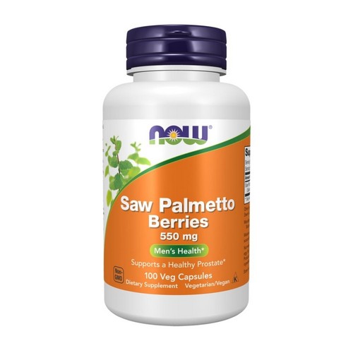 Now Foods, Saw Palmetto Berries, 550 mg, 100 Caps