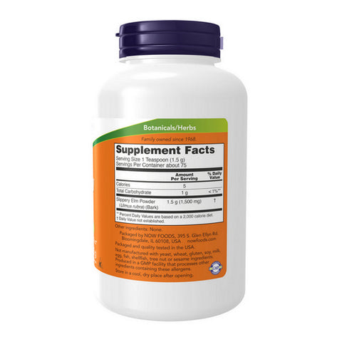 Now Foods, Slippery Elm Powder, 4 Oz
