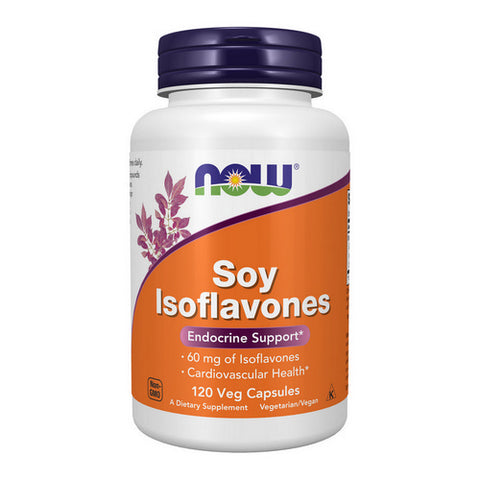 Now Foods, Soy Isoflavones, 60 mg, 120 Veg Caps