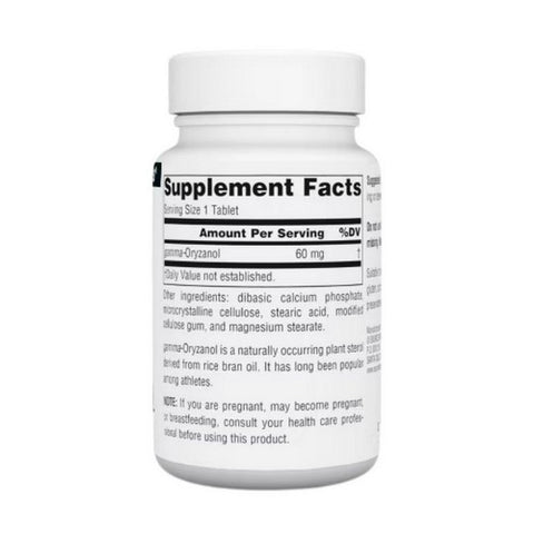 Source Naturals, Gamma Oryzanol, 60 MG, 200 Tabs