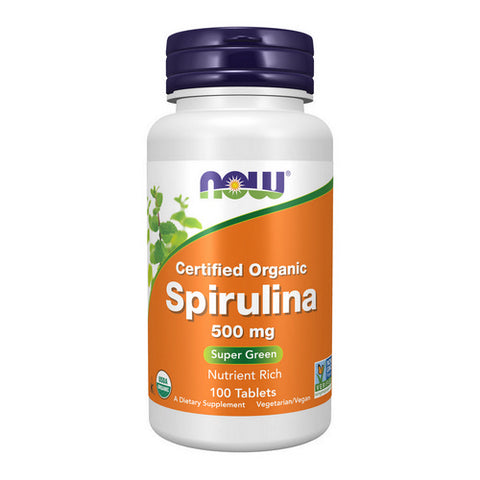 Now Foods, Spirulina, 500 mg, 100 Tabs