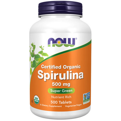 Now Foods, Spirulina, 500 mg, 500 Tabs