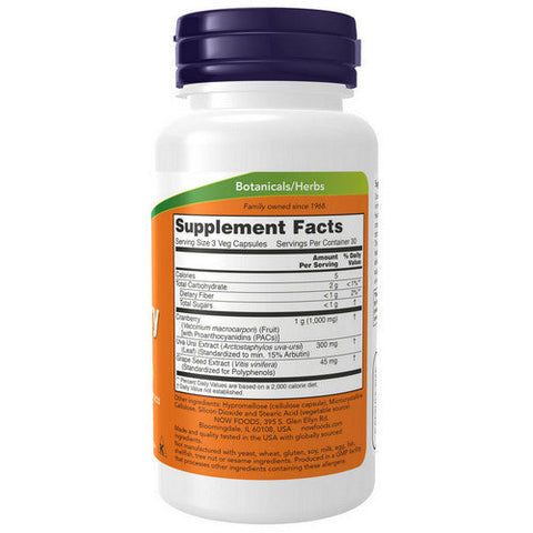 Now Foods, Cranberry with PACs, 90 Veg Caps Now Foods