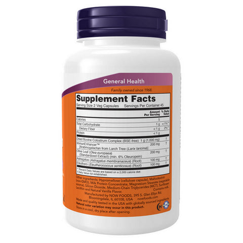 Now Foods, Super Colostrum, 500 mg, 90 Veg Caps