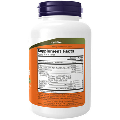 Now Foods, Super Enzymes, 180 Tabs