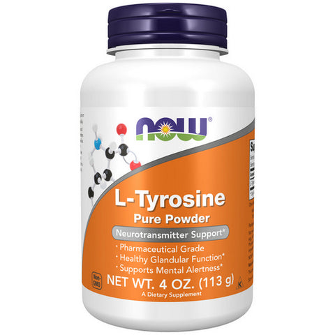 Now Foods, L-Tyrosine Pure Powder, 4 Oz