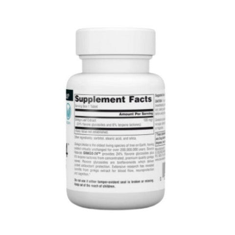 Source Naturals, Ginkgo-24 Biloba Extract, 120 MG, 60 Tabs Source Naturals