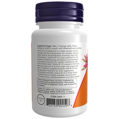 Now Foods, B-12, 2000 mcg, 100 Lozenges