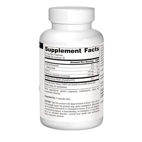 Source Naturals, Modified Citrus Pectin, 750 mg, 90 Caps