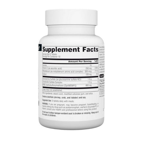 Source Naturals, Glucosamine Chondroitin, Complex w/MSM 30 Tabs