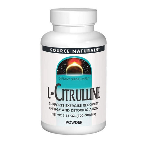 Source Naturals, L-Citrulline, 500 mg, Powder 3.53oz