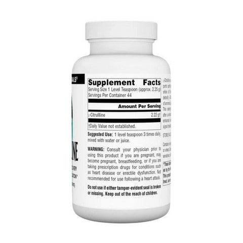 Source Naturals, L-Citrulline, 500 mg, Powder 3.53oz Source Naturals