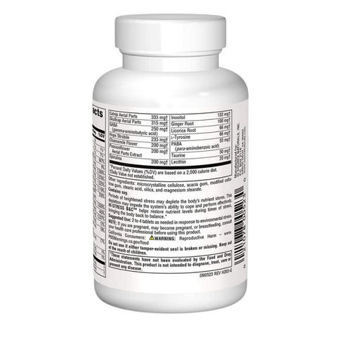 Source Naturals, Hi-Stress B&c, w/ herbs 60 Tabs