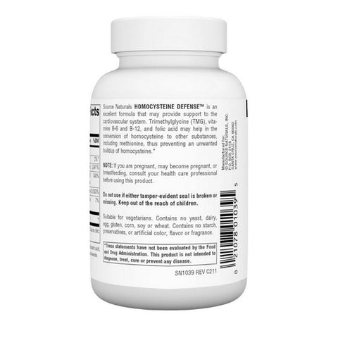 Source Naturals, Homocysteine Defense, 120 Tabs