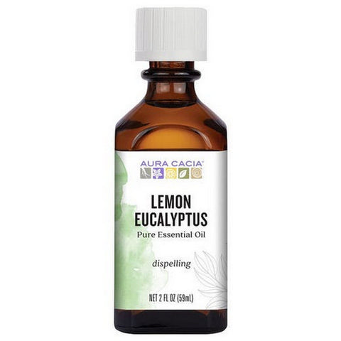 Aura Cacia, Essential Oil Eucalyptus, Lemon, 2 Fl Oz