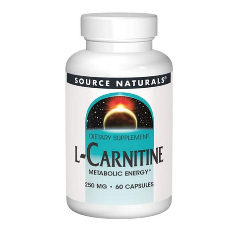 Source Naturals, L-Carnitine, 250 MG, Fumerate 60 Caps