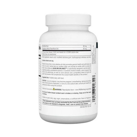 Source Naturals, Alka-balance, 60 Tabs Source Naturals