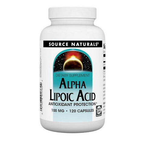 Source Naturals, Alpha Lipoic Acid, 100 mg, 60 Capsules