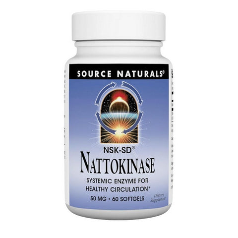 Source Naturals, Nattokinase, 50 mg, 60 Softgels