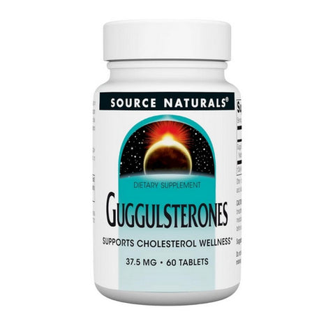 Source Naturals, Guggulsterones, 37.5 mg, 60 Tabs