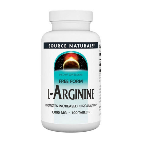 Source Naturals, L-arginine, 1000 mg, 100 Tabs