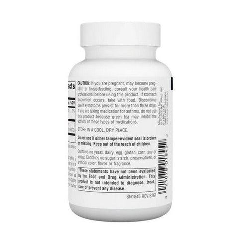 Source Naturals, Green Tea, 500 mg, Extract 60 Tabs Source Naturals