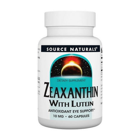 Source Naturals, Zeaxanthin With Lutein Capsules, 60 Caps