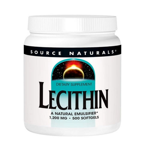 Source Naturals, Lecithin, 1200 mg, 500 Softgels