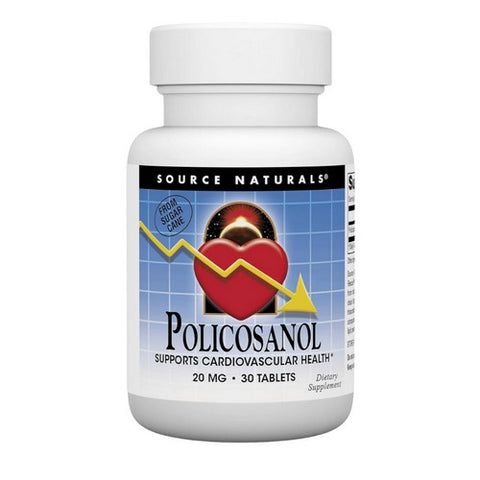 Source Naturals, Policosanol, 20 mg, 30 Tabs