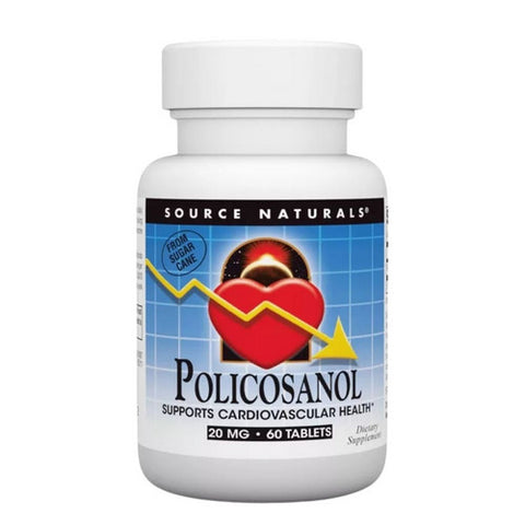 Source Naturals, Policosanol, 20 mg, 60 Tabs