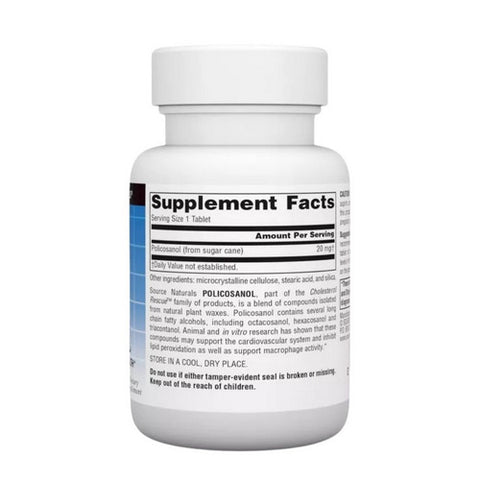 Source Naturals, Policosanol, 20 mg, 60 Tabs