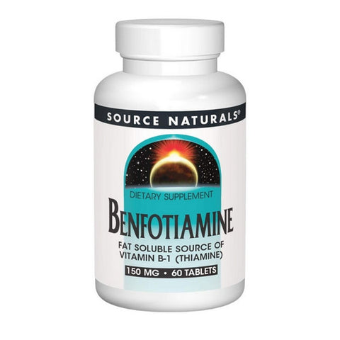 Source Naturals, Benfotiamine, 150 mg, 60 Tabs