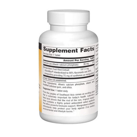 Source Naturals, Mangosteen, 75 Mg, 120 Tabs Source Naturals