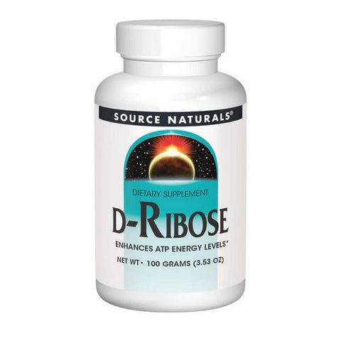 Source Naturals, D-ribose, Powder 100 Grams