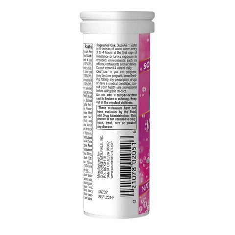 Source Naturals, Wellness Fizz Wafer, 10 Wafers