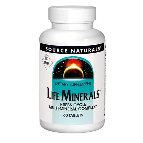 Source Naturals, Life Minerals No Iron, 60 Tabs