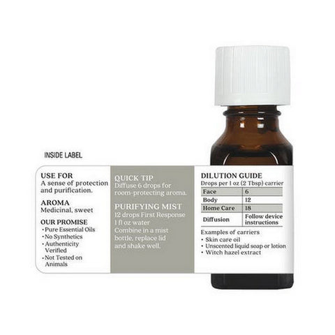 Aura Cacia, Essential Solutions Oil, First Response 0.5 Oz
