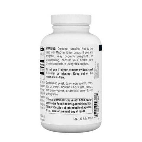 Source Naturals, L-Tyrosine, Powder 100 gm 3.53 Oz Source Naturals